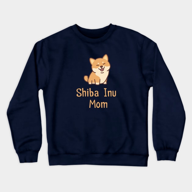 Shiba Inu Mom, Shiba inu mask, Shiba inu owner gift, gift for shiba owner, shiba inu mama, shiba inu gift Crewneck Sweatshirt by crocozen